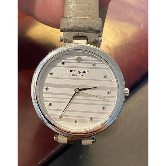 Women's 37mm Silver Tone Kate spade Watch, KSW1371, WR to 3ATM - Picture 3 of 3